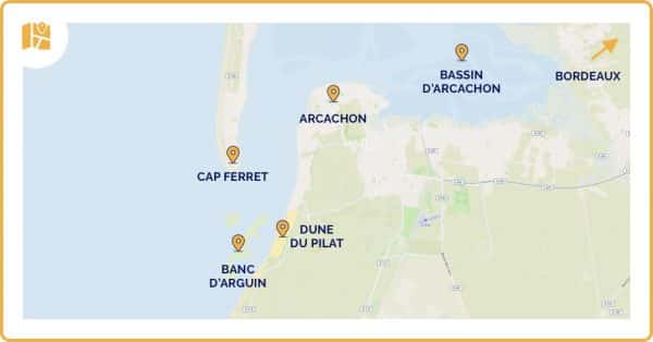 découvrez la distance entre sanguinet et la dune du pilat pour planifier votre visite parfaite entre lac et dunes.