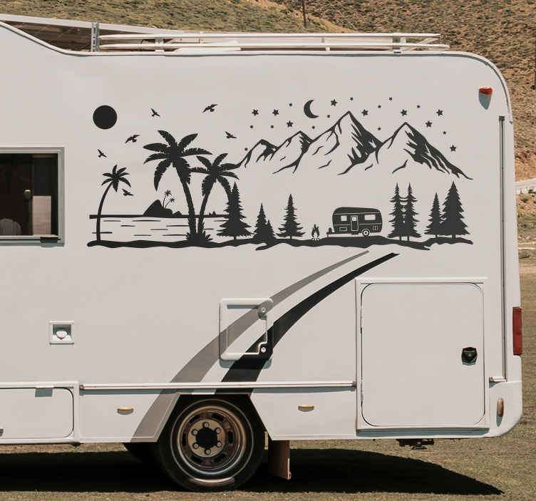 découvrez notre collection unique d'autocollants pour campervan, parfaits pour personnaliser votre van et partir à l'aventure avec style.