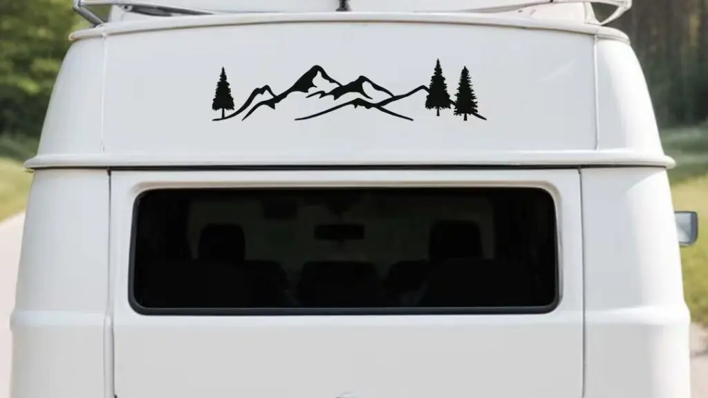 découvrez notre sélection de stickers pour campervans, idéaux pour personnaliser votre van aménagé avec style et originalité.